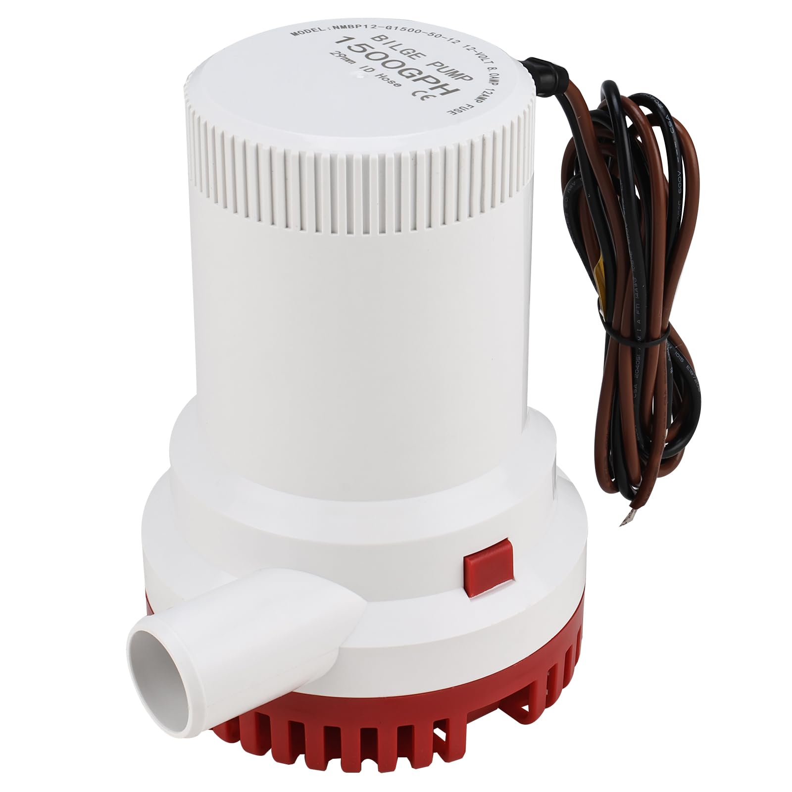 1500 Gph 24V Boat Marine Plumbing Electric Non Automatic Bilge Pumps For Boats