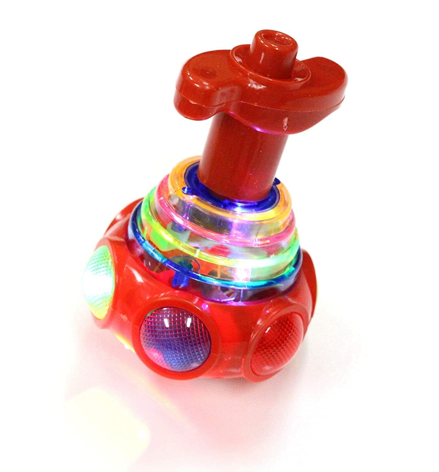 SHOPECOM Magic Latto Toy Flashing Plastic Magic Lattoo Spinning Top Toy with LED Lights Music Attractive Toy Non-Toxic and Safe Spinning Tops Toys for Kids (Multicolor) (B09VTBP7GL) Amazon Price History, Amazon Price Tracker