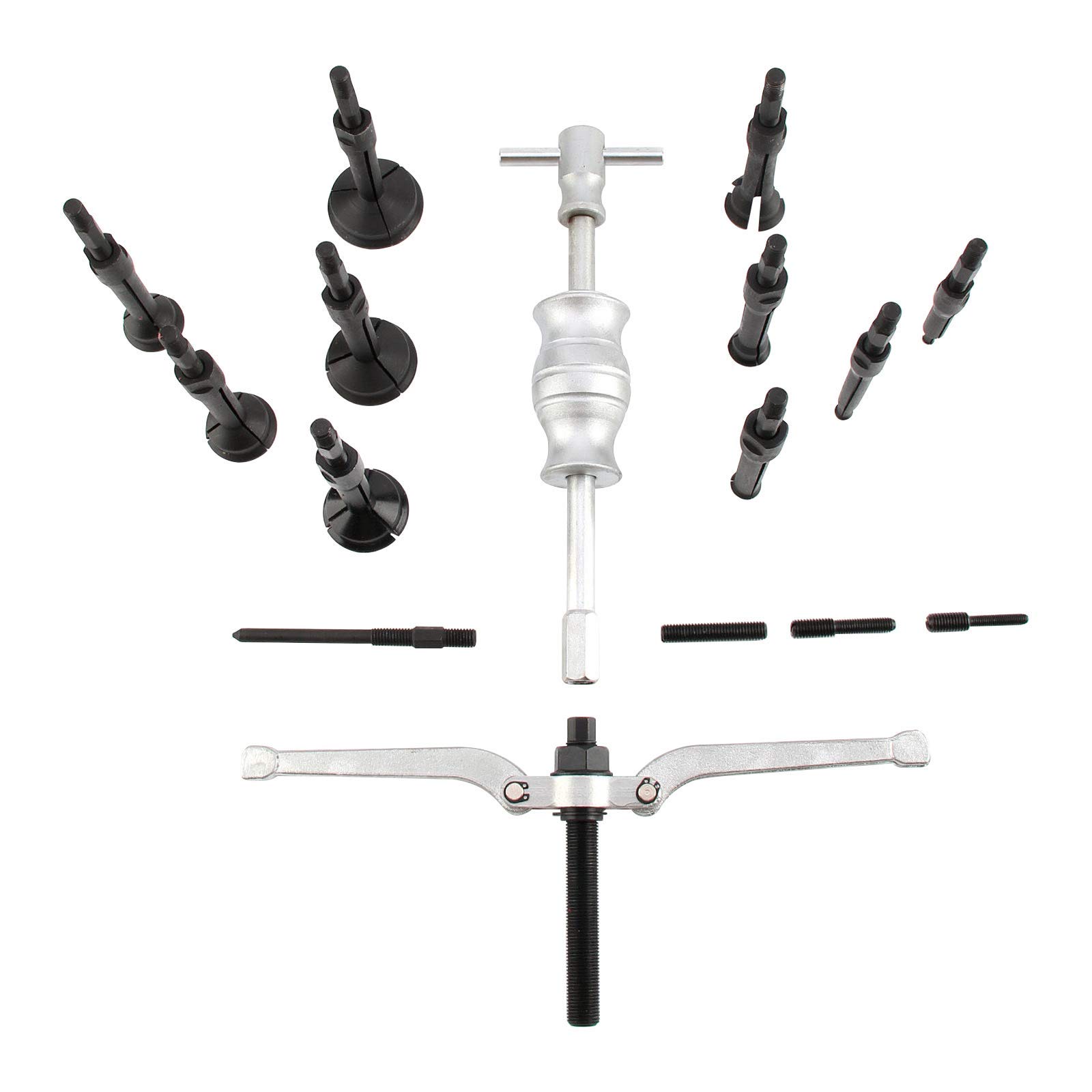 Buy 16pc Blind Hole Collet Bearing Race and Seal Puller Extractor Kit