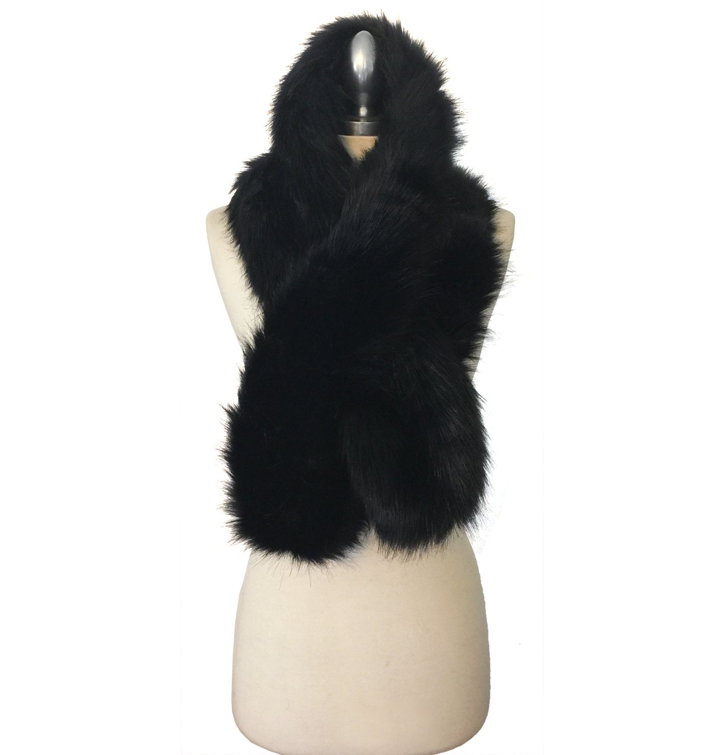 Winter Faux Fur Scarf Wrap Collar Shawl Shrug