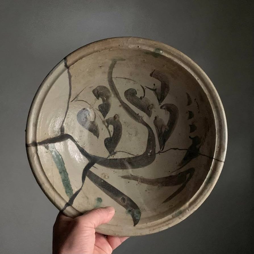 美濃 笠原鉢 江戸初期 古美術 古道具 アンティーク 鉢 陶片 Amazon.co.jp: 美濃 笠原鉢 江戸初期 古美術 古道具