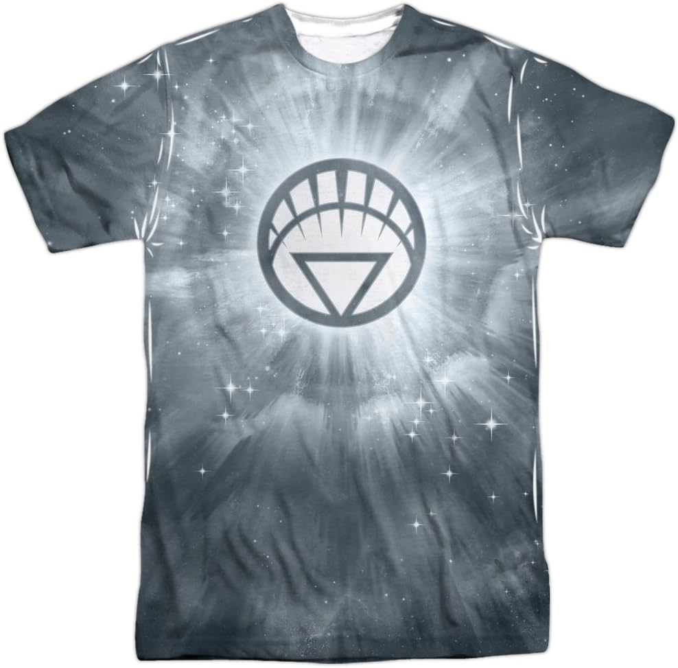 Energy - White Lantern All-Over Front Print Sports Fabric T-Shirt, Small
