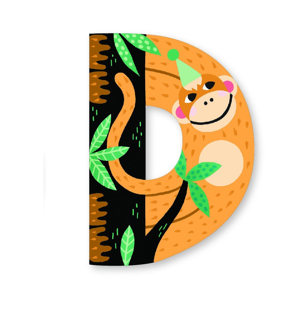 Vilac Michelle Carlslund 85004 Wooden Letter D