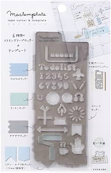 Amazon | クツワ テンプレート マステンプレート スケジュール DE011D Amazon | クツワ テンプレート マステンプレート スケジュール DE011D