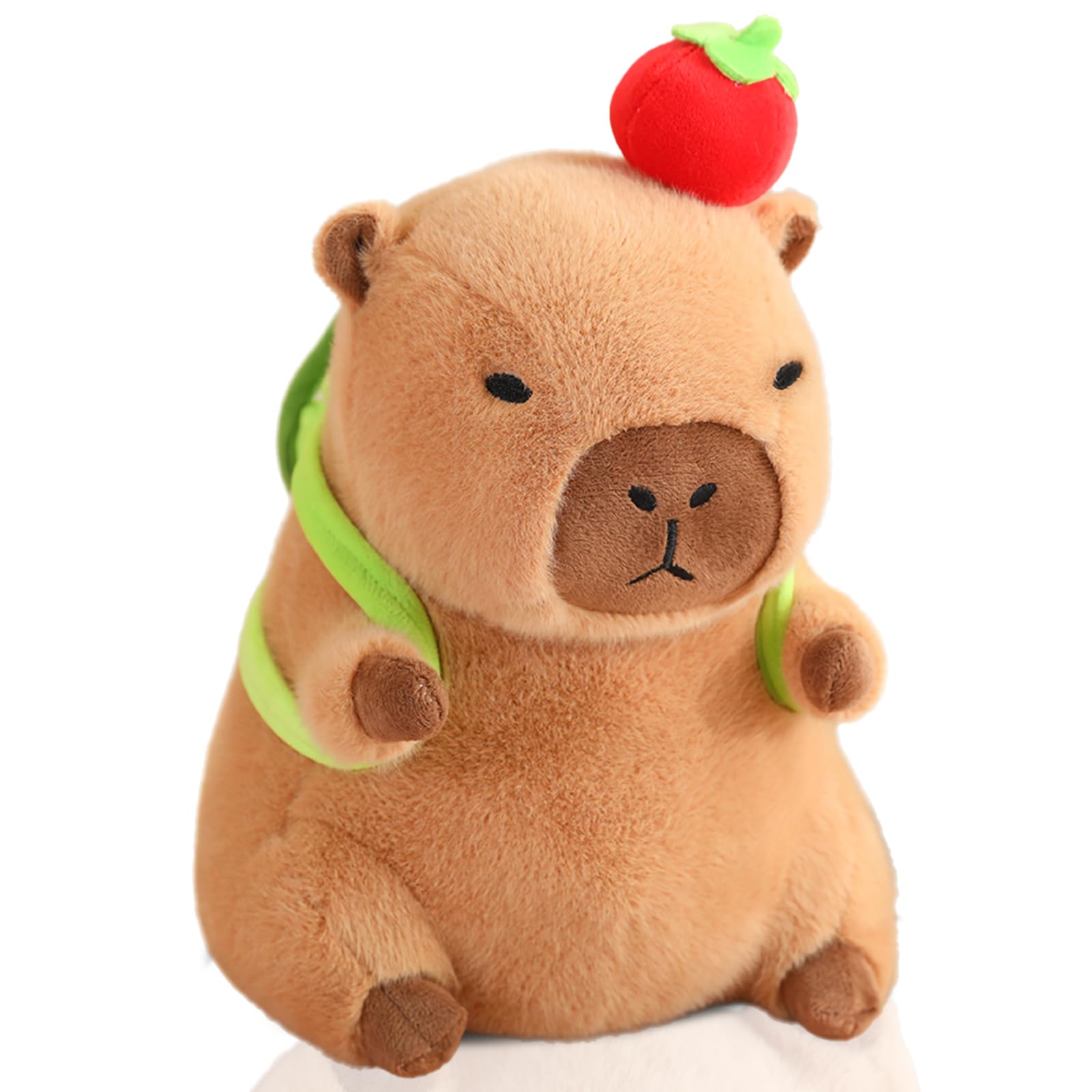 Cute Capybara Plush Kawaii Soft Capybara Plush Doll Pillow with Bread Capybara Stuffed Aniamls Toys for Girls Kids