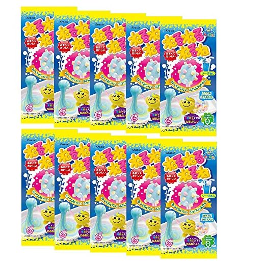 Nerunerunerune Soda Taste 10pcs Popin' Cookin' Japanese DIY Gummy Candy Children Snack Food Ninjapo