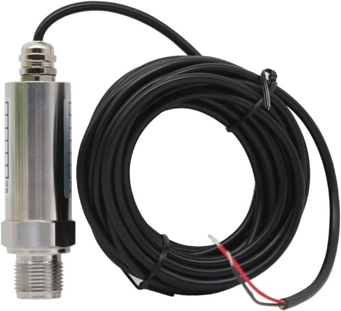 1pcs 1m 2m 3m 4m 5m 6m 7m 8m 9m 10m Liquid Level Sensor 4-20mA Water Level Transmitter 24VDC Water Level Sensor with Cable(0-6m with 6m Cable)