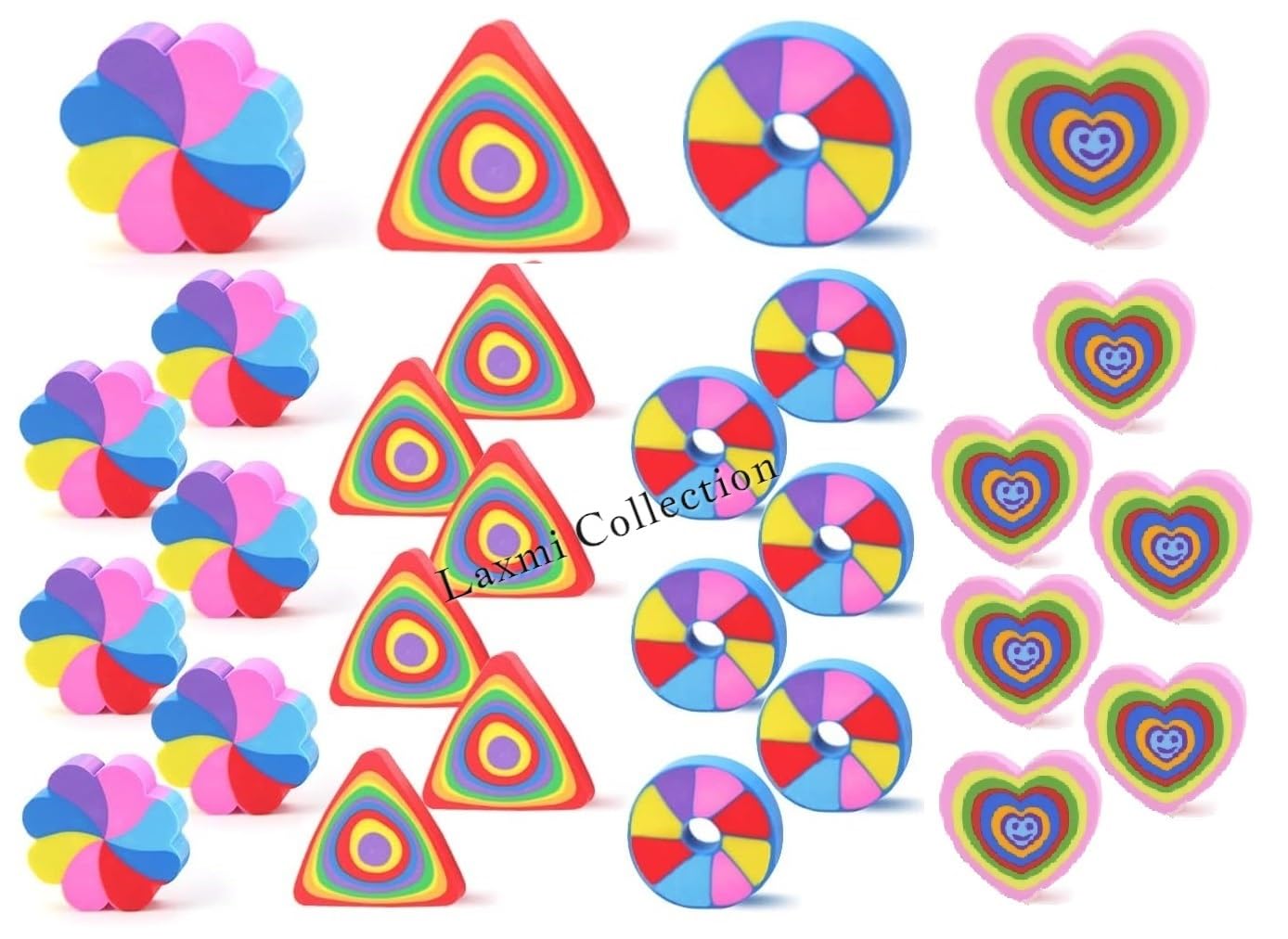 Laxmi Collection 30 Pcs Cute Theme Erasers/Rubber Attractive Assorted Stationery Gift for School Boys Girls Pinata fillers Birthday Return Gifts in Bulk for Kids Multicolor (Pack of 30) (B0CCLK2F7Y) Amazon Price History, Amazon Price Tracker