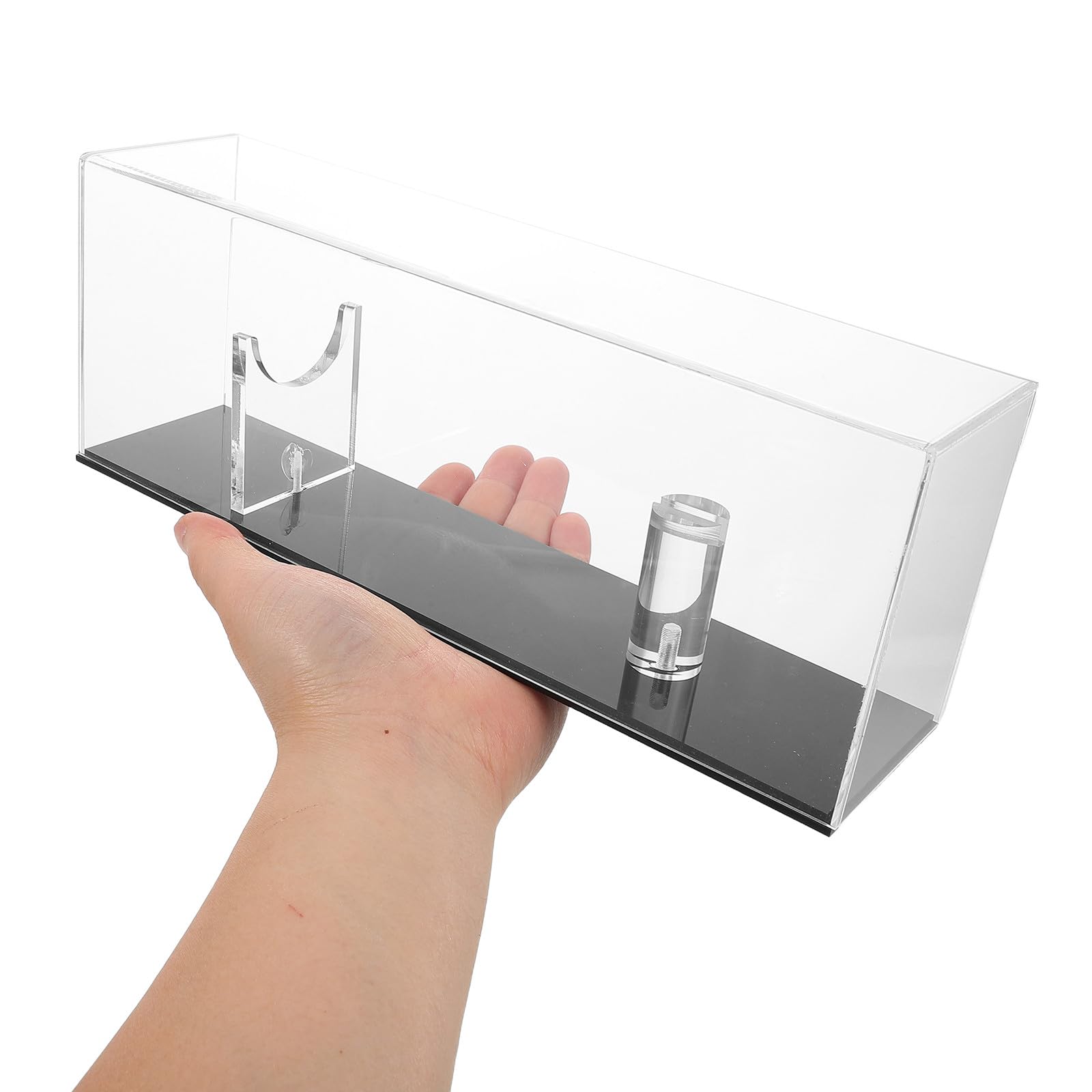 Housoutil Acrylique Présentoir Couteaux de Collection Pliable pour Table