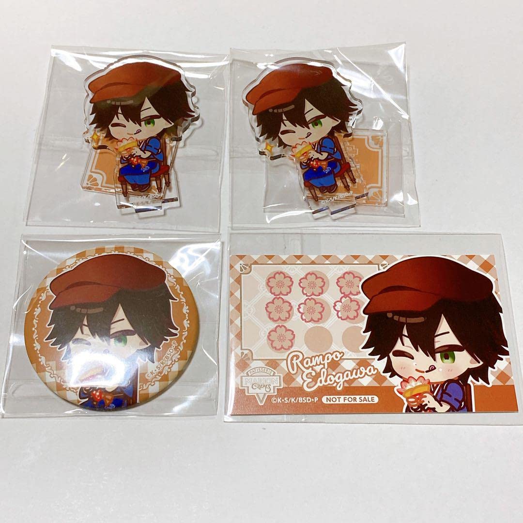 文豪ストレイドッグス 江戸川乱歩 缶バッジ アクスタ まとめ売り : 文