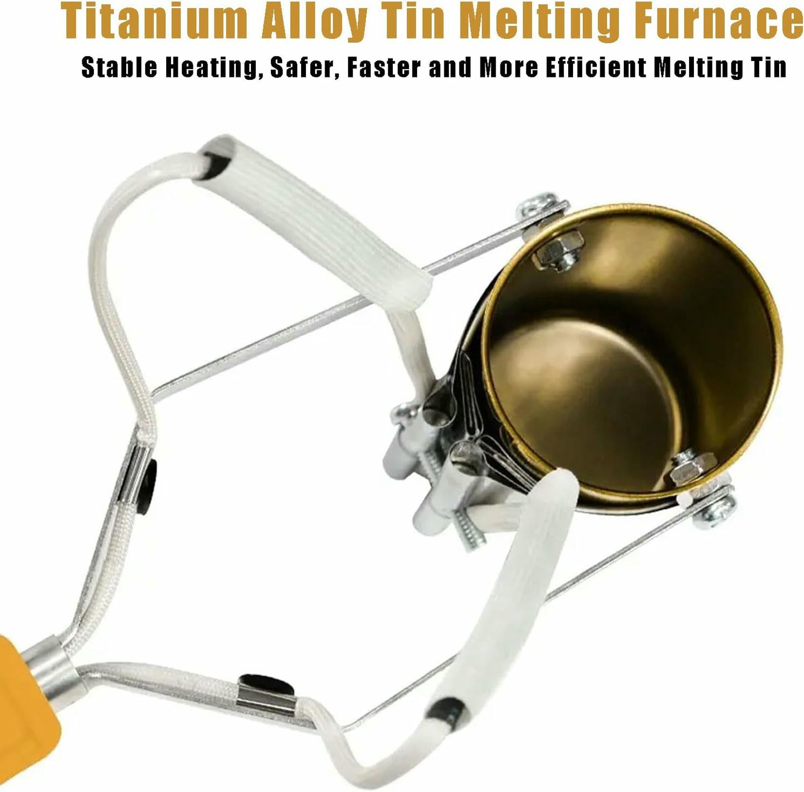 Kit De Pot De Fusion De Plomb - Four Électrique pour Métaux avec Température Réglable 150-450℃, Creuset De Fusion Portatif 160W/280W/380W pour Moulages de Poids de Pêche, Pendentifs en Métal