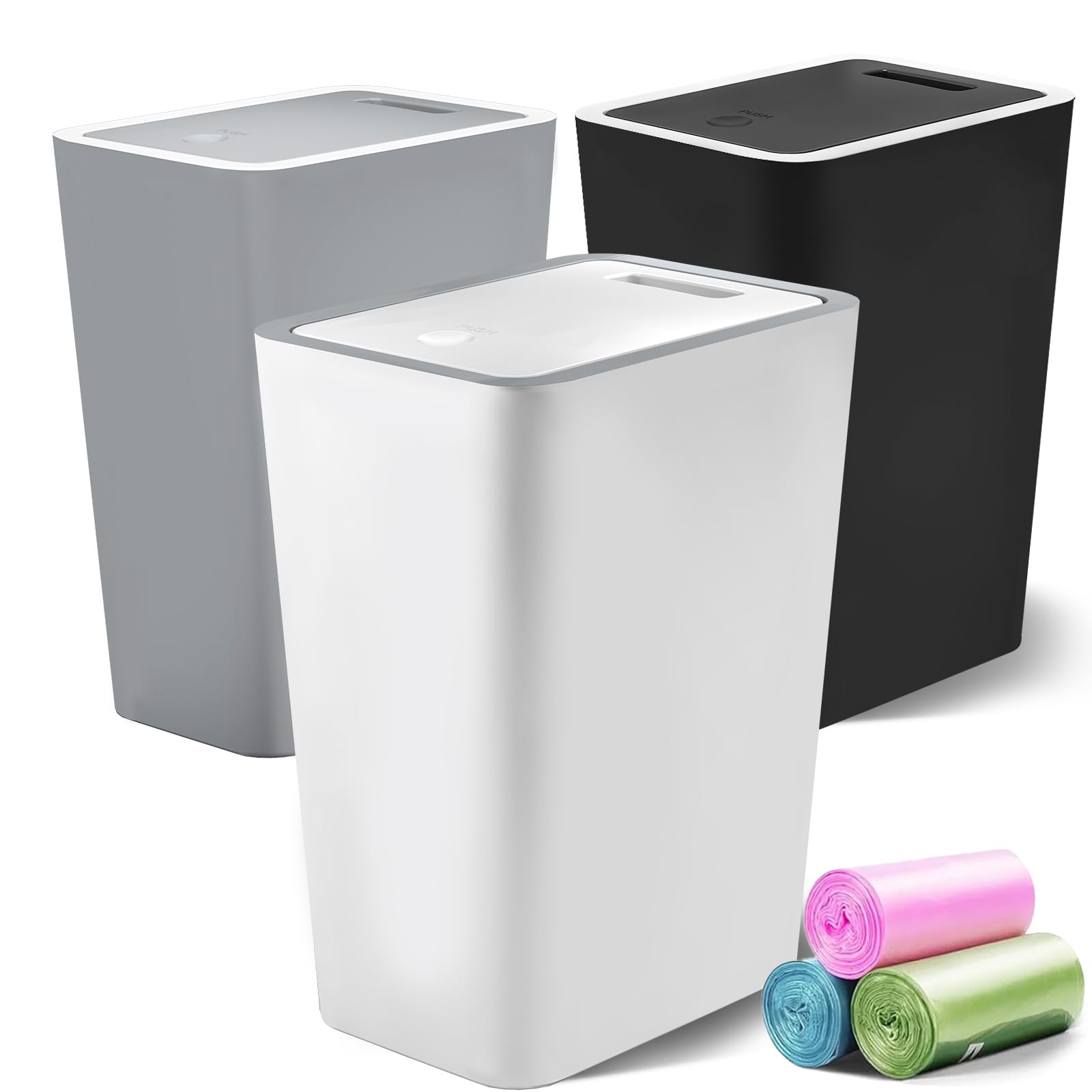 Lysam Bote de basura de 4 galones