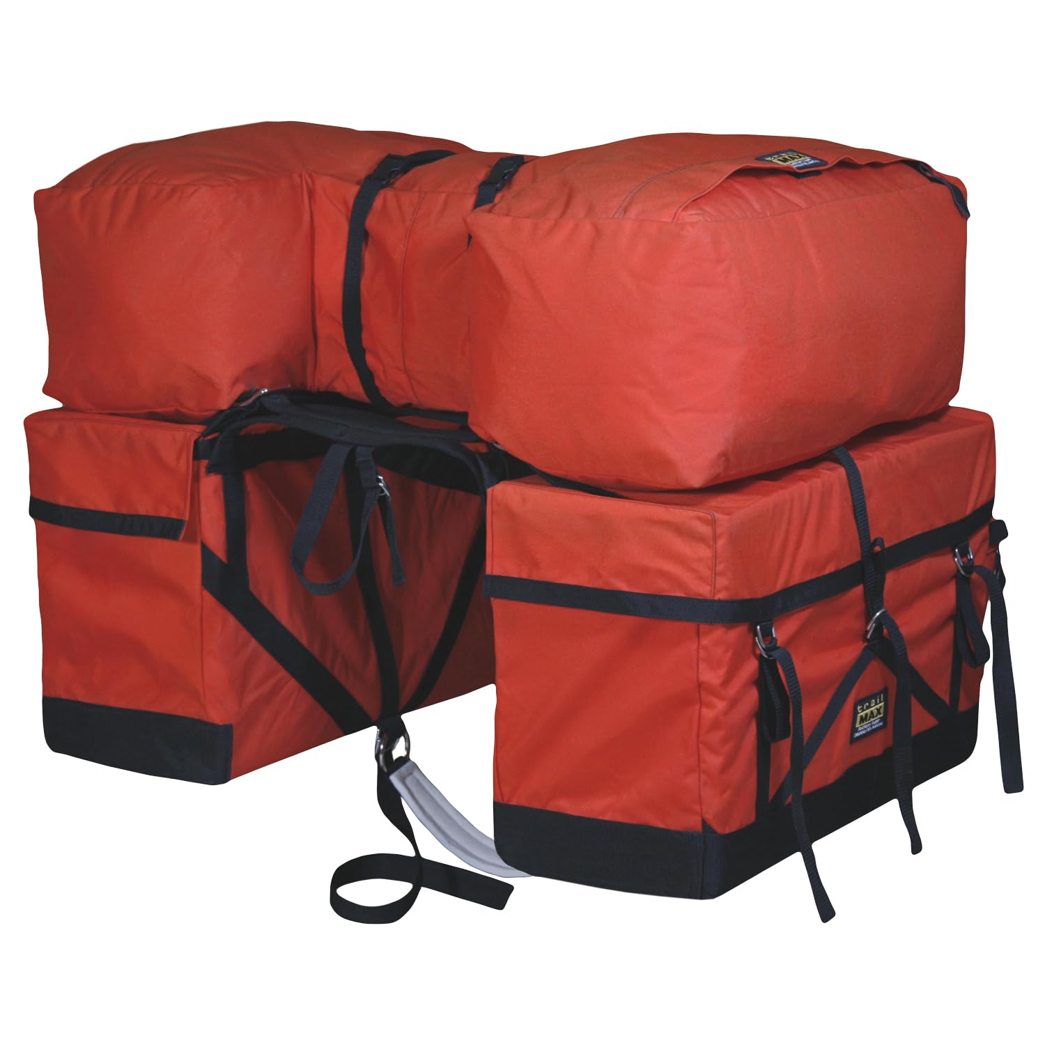 TrailMax Pack-A-Saddle; Saddle Pack Pannier System, Fits Riding Saddles, Decker & Sawbuck Pack Saddles; Pack Saddle System W/Detachable Panniers; Panniers for Hunting; Camping, New Packers; OR