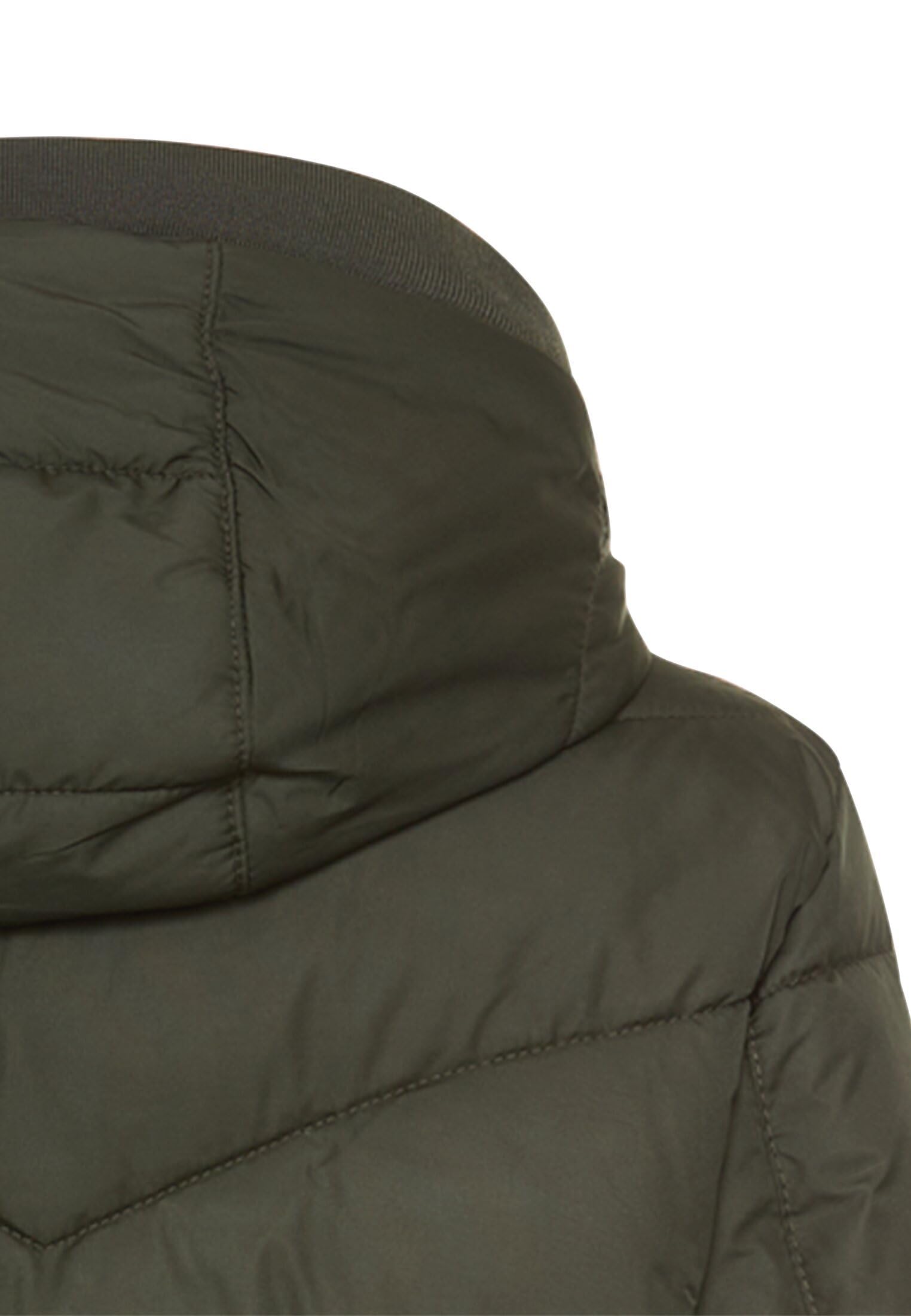 camel active Damen Wattierte Jacke mit Abnehmbarer Kapuze Waldgrün, womenswear-48