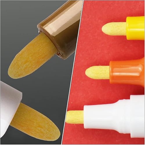 Miniatura 4 de Operitacx 30 puntas universales de escritura de pintura para bolígrafos, dispositivos acrílicos de repuesto, marcadores de pintura permanente,