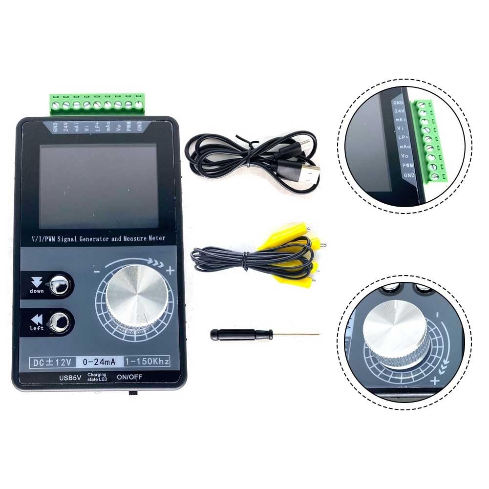 Simulador de corriente de voltaje CC señal ajustable 0-12V 0-24mA 1