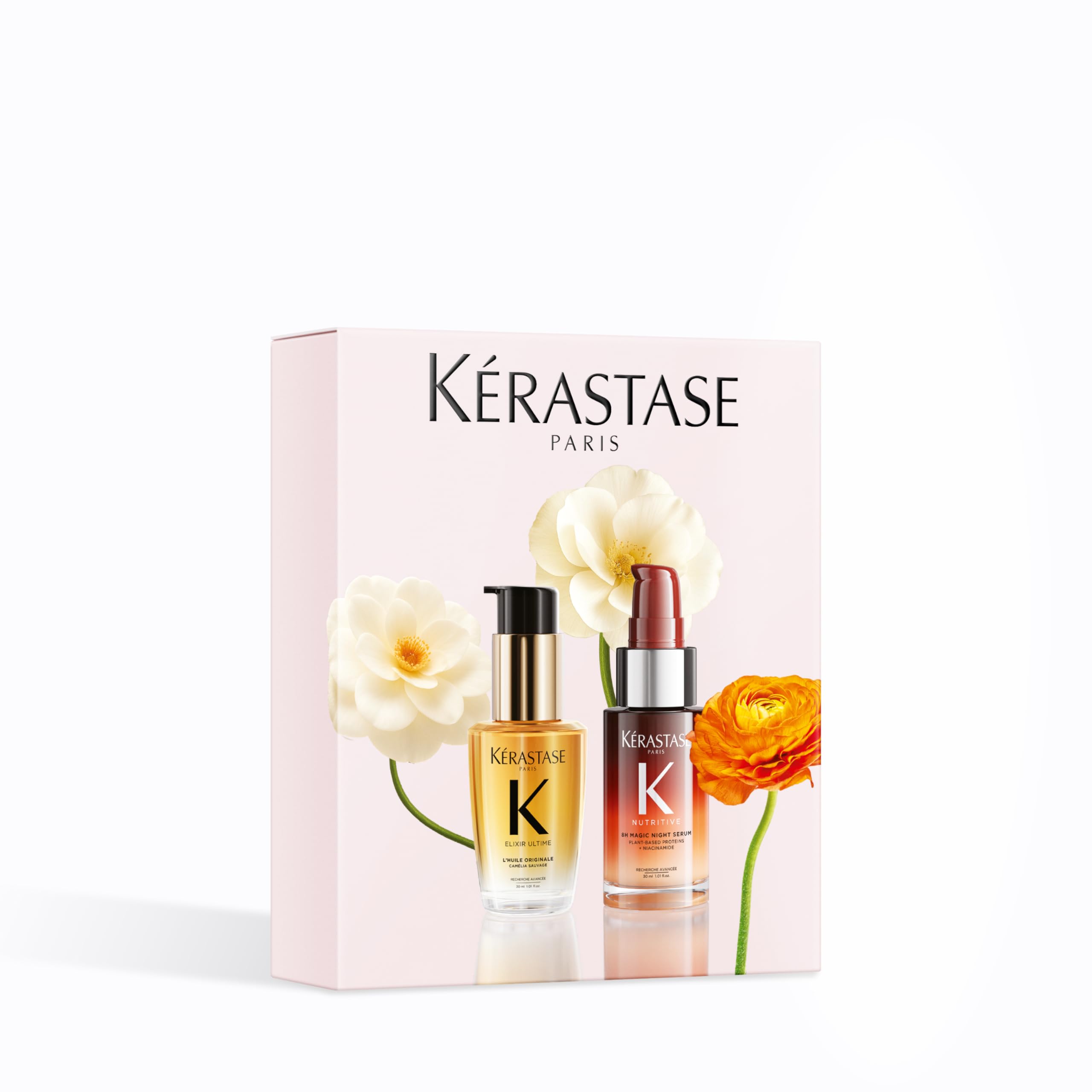 Kérastase Mini Hero Duo zestaw sprężynowy – zestaw upominkowy do włosów matowych i suchych