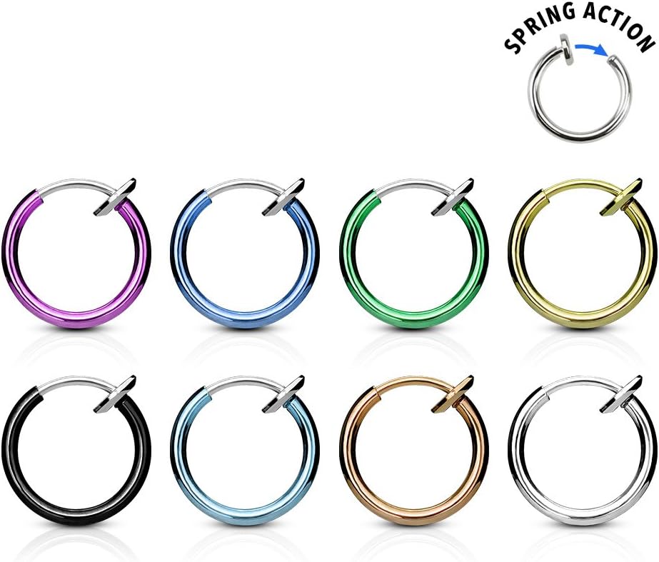 Mini Clip On Spring Hoop Earrings for Non-Pierced Ears - Image 5
