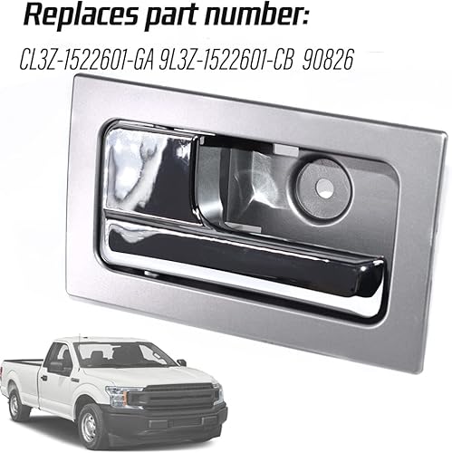 Miniatura 3 de CULMKARI Manija interior de la puerta delantera o trasera izquierda del lado del conductor se adapta a Ford F150 2009-2014 reemplaza CL3Z-1522601-GA