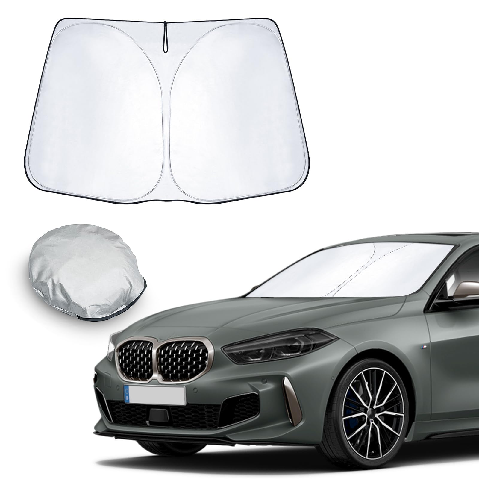 Parasole Parabrezza YYCKE Per BMW X5 (2014-2018) - Pieghevole Anti UV - 3