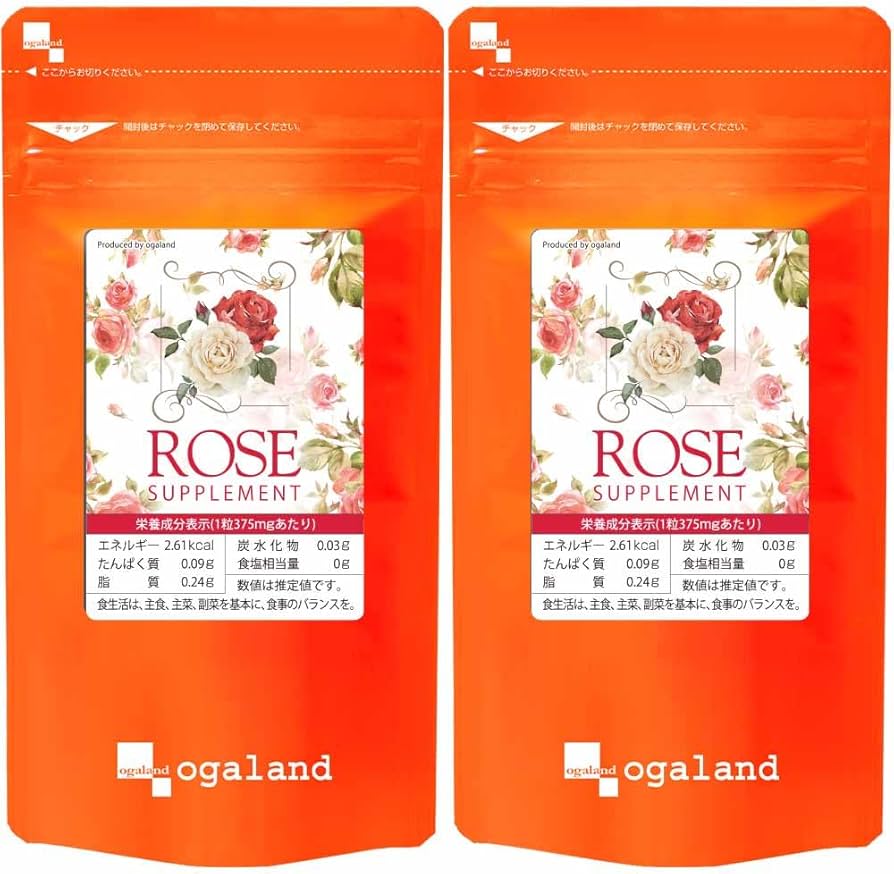 Amazon | オーガランド (ogaland) ローズサプリ (180カプセル / 約6