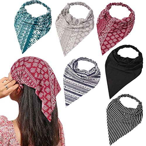 Vercret Bandana Headbands for Women, Pretied Elastic Hair Scarf