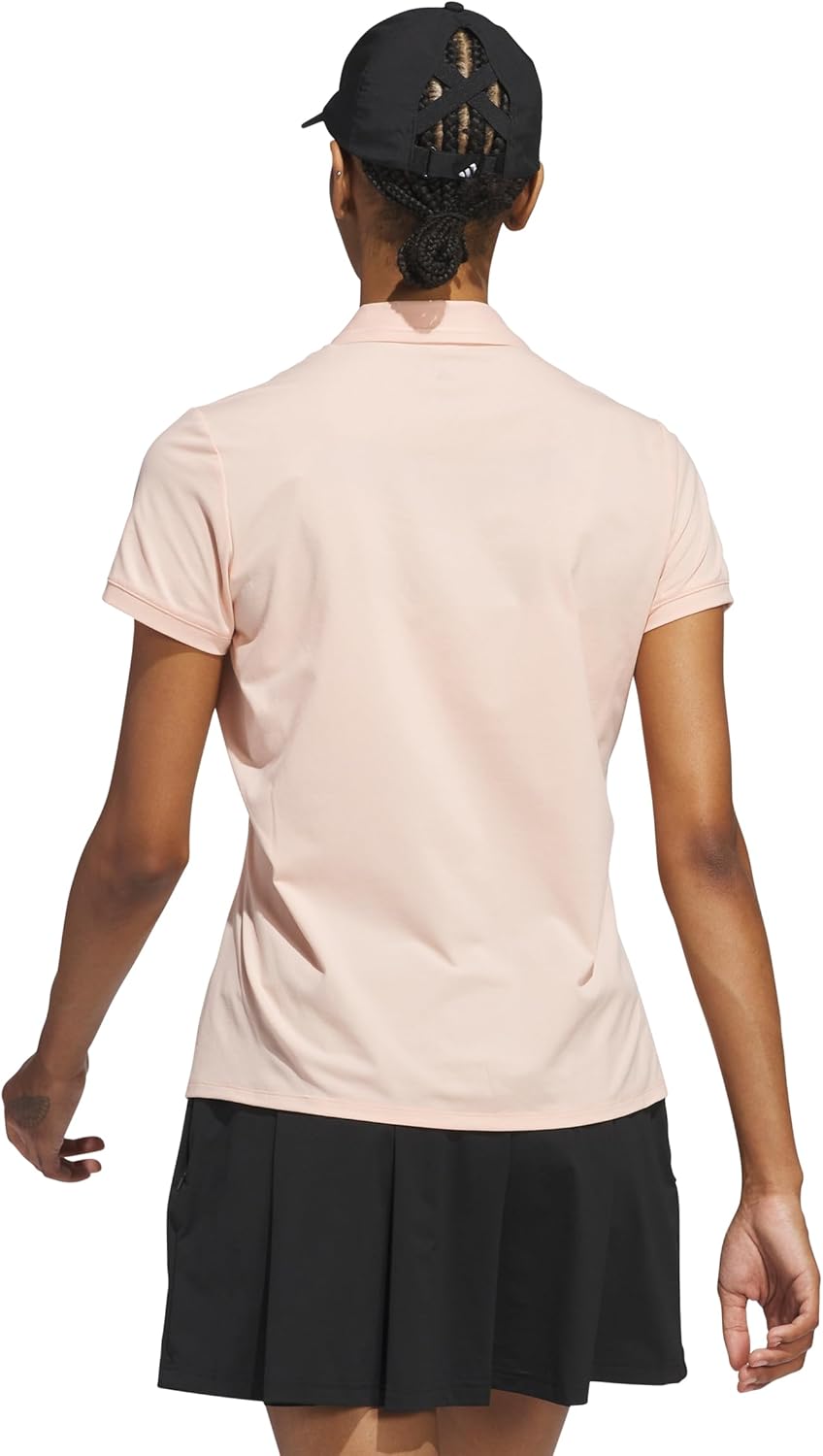 Adidas Womens Ultimate365 Tour Twistknit Polo Shirt - Image 4
