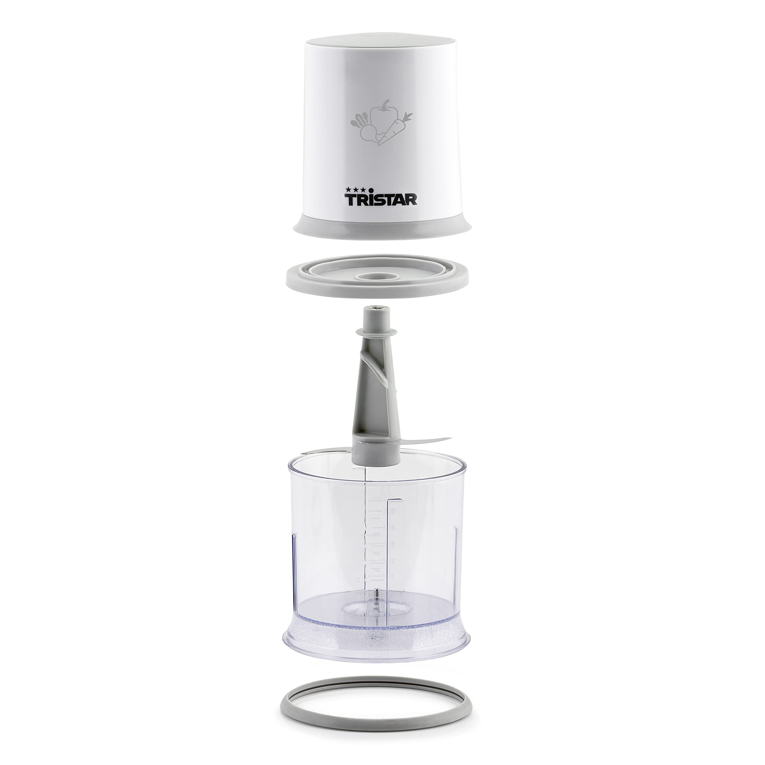 Tristar BL-4020 Tritatutto con 1 Tasto Operativo, 200 watt, Bianco