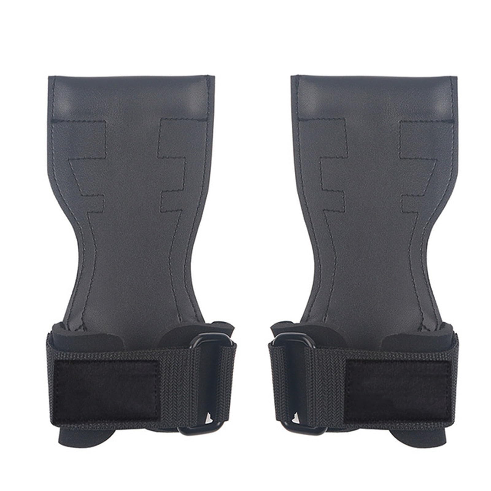 Ganci per Sollevamento Pesi Cinghie da Polso for Sollevamento Pesi Palestra Fitness Gancio Cinturino for Pesi Pull-up Guanti for Sollevamento Pesi for Allenamento con i Pesi per Uomini e Donne