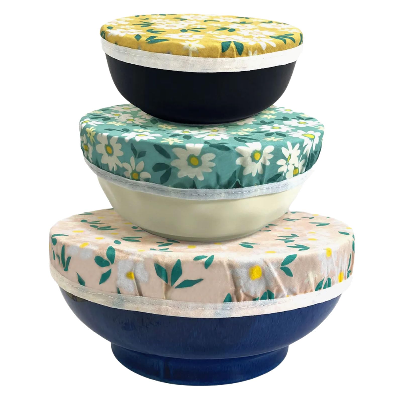 TQUXNGA 3Pcs Wax Food Covers Stretchable Bowl Lids Natural and Lasting Kitchen Solution Organic Beekeeping Covers