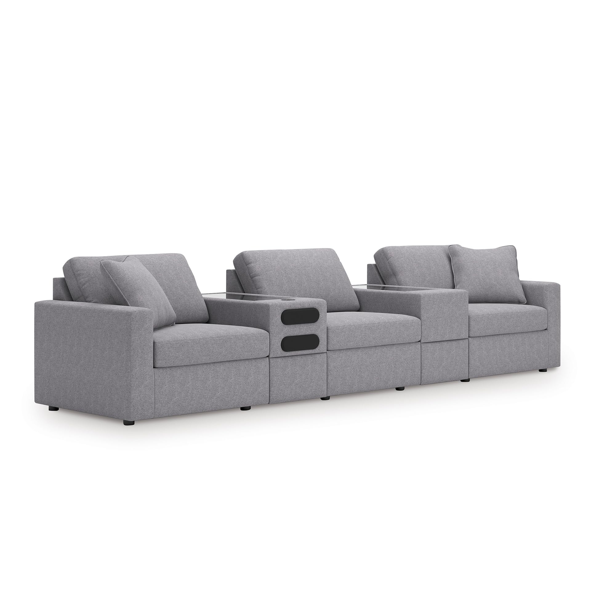 Signature Design by Ashley Modular Sectional with Audio Console