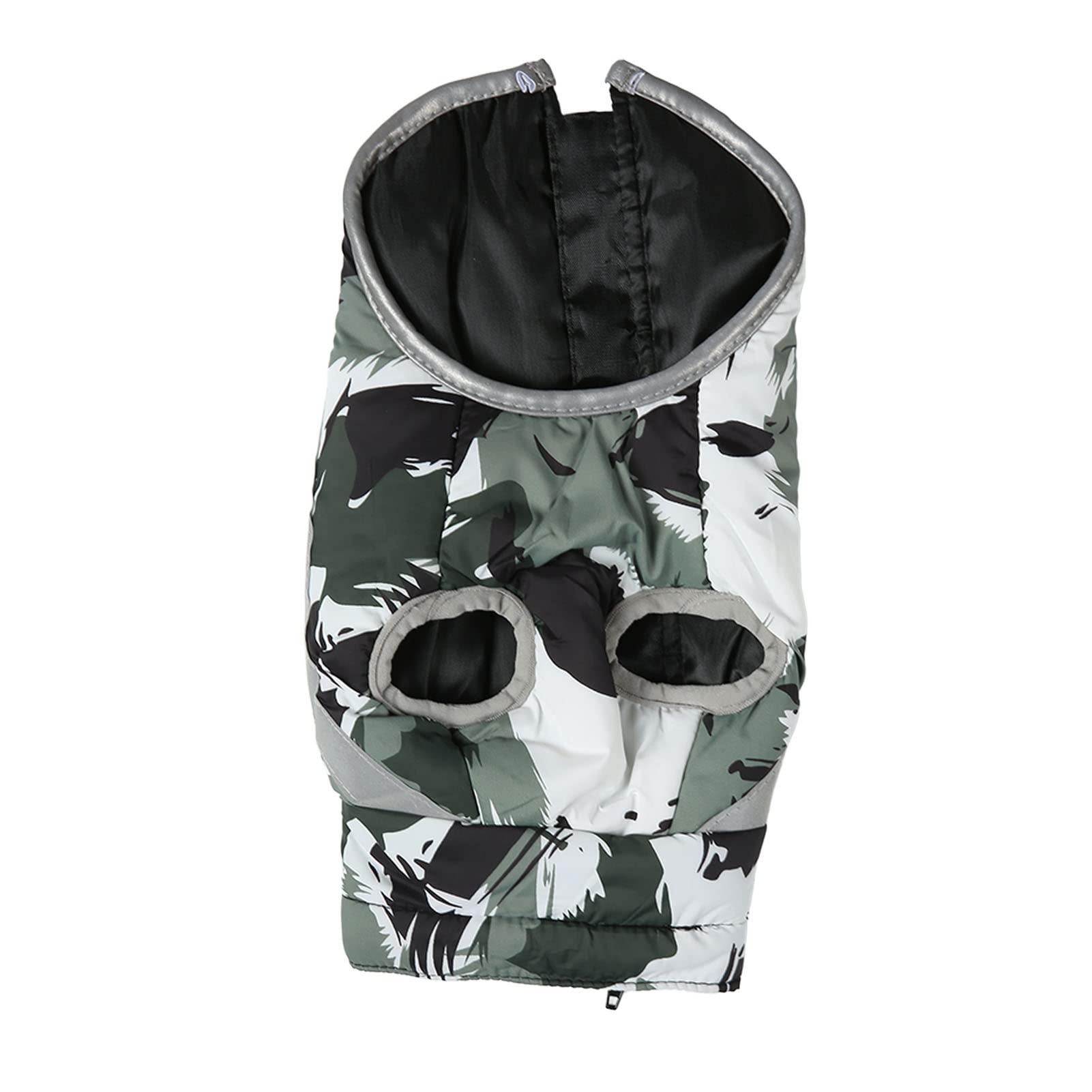 Muiltvoe Dog Warm Vest, Reflective Windproof Winter Jacket with Anti Stick Hair Lining, for Medium Large Dogs Like Chihuahua Doberman Husky Golden Retriever (2XL)