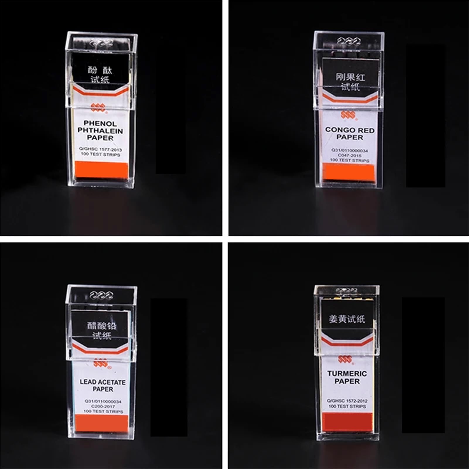 10 Boxes/Pack Potassium Iodide Starch Paper Endicator Lab Test Paper Litmus Red/Blue(Lead Acetate Paper)