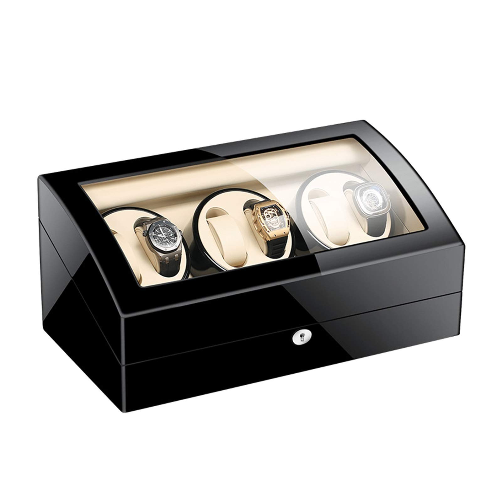 QUSYZD Automatic Watch Winder 6+7 Watch Winder Box Quiet Motor Independently Controlled Settings Watches Display Storage Accessories,