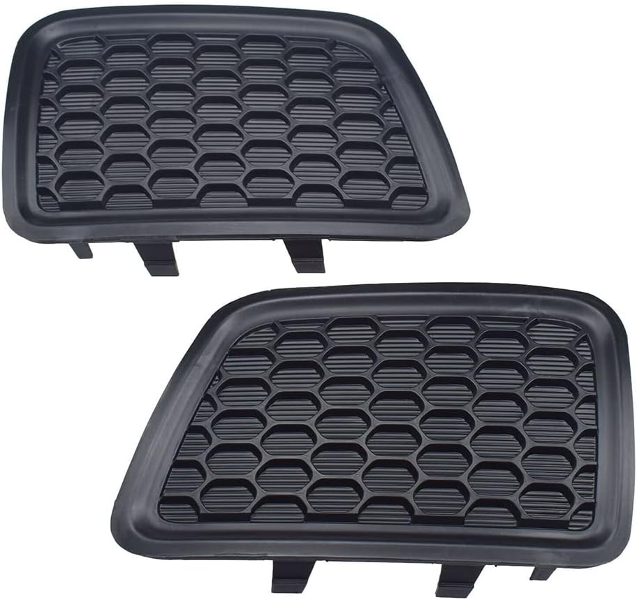 GZYF Lower Grille Bezel 68143099AC 68143098AC, Black Auto Front Lower Bumper Grille Left & Right Lower Bottom Bumper Grille Bezel Cover for Jeep for Grand Cherokee 2014 2015 2016