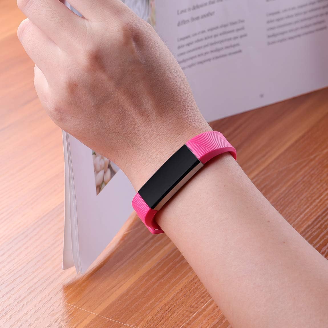Maledan Replacement Bands Compatible with Fitbit Alta, Alta HR and Fitbit Ace, Classic Accessories Band Sport Strap for Alta HR, Alta and Ace