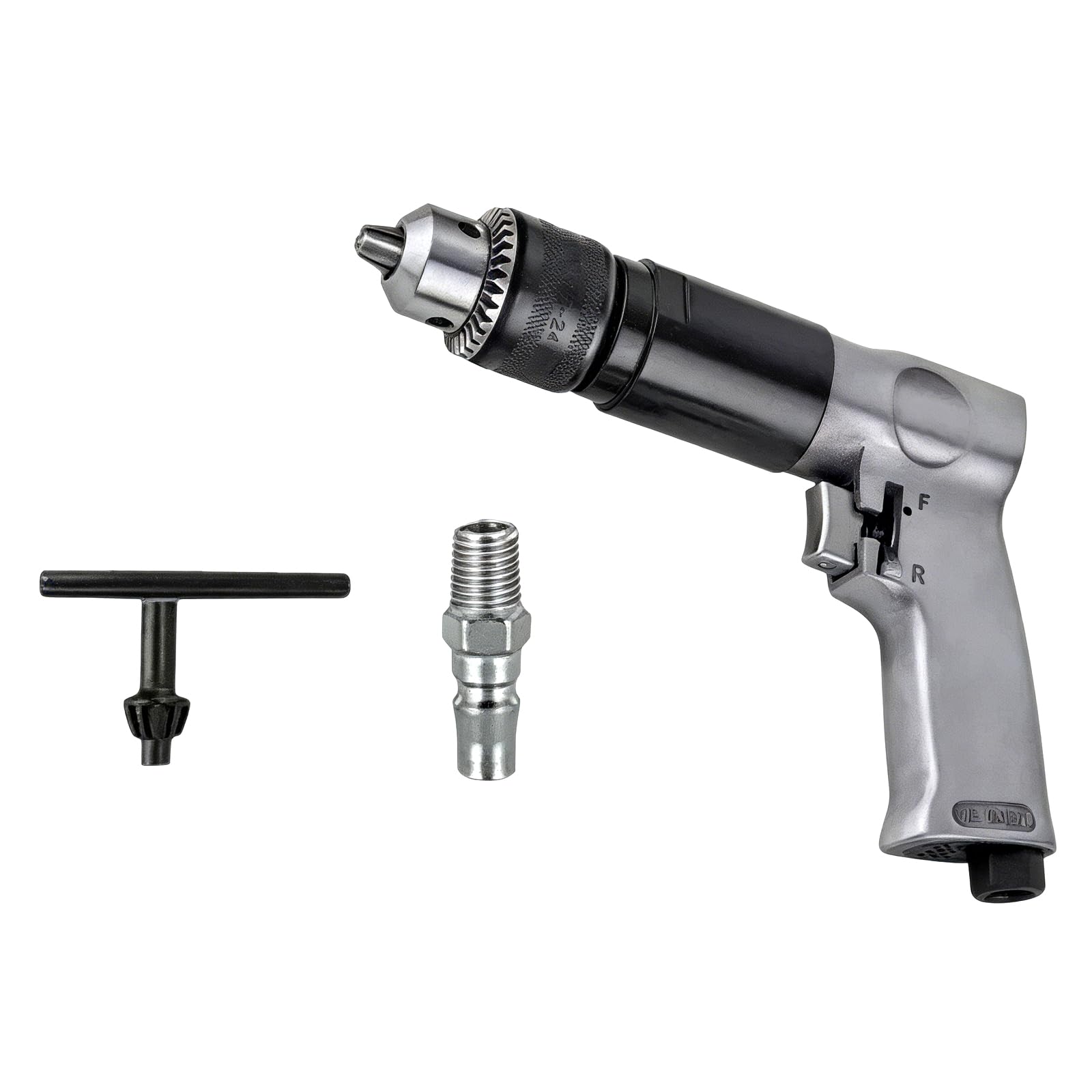 Zxfdsfdbnm 10Mm 3 / 8Inch / 1 / 2Inch Professional High Speed Pneumatic Drill Reversible Rotation Air Tool For Hole Drilling Accessories Revertible Air