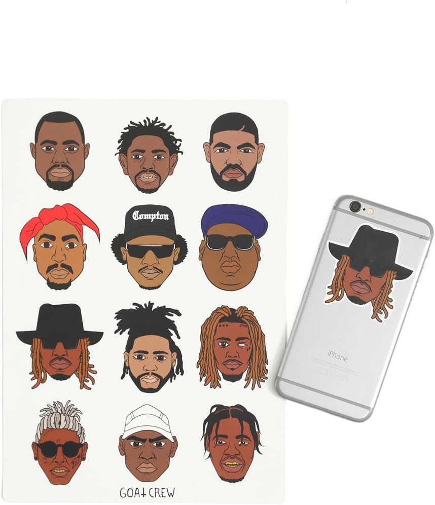 Goat Crew Mini Rapper Head Sticker Pack