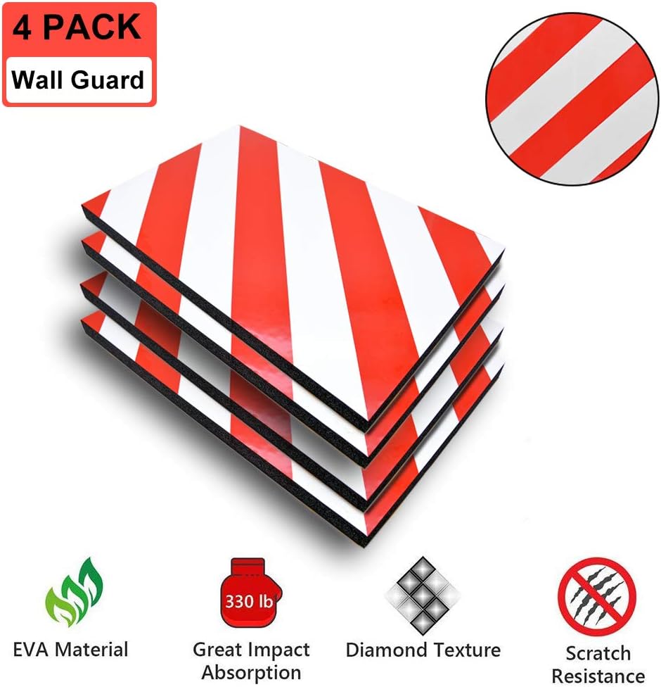 GUEQUITLEX Garage Wall Protector Foam Wall Corner Guard for Parking Garages - Wall Edge Protector Protect Your Car - Garage Wall - Wall Corner Edge and Bumpers Corner Guards