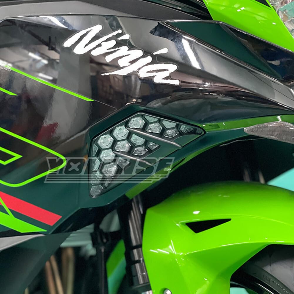 Amazon | AL-mart バイク用 フロント LED ターンシグナルランプ