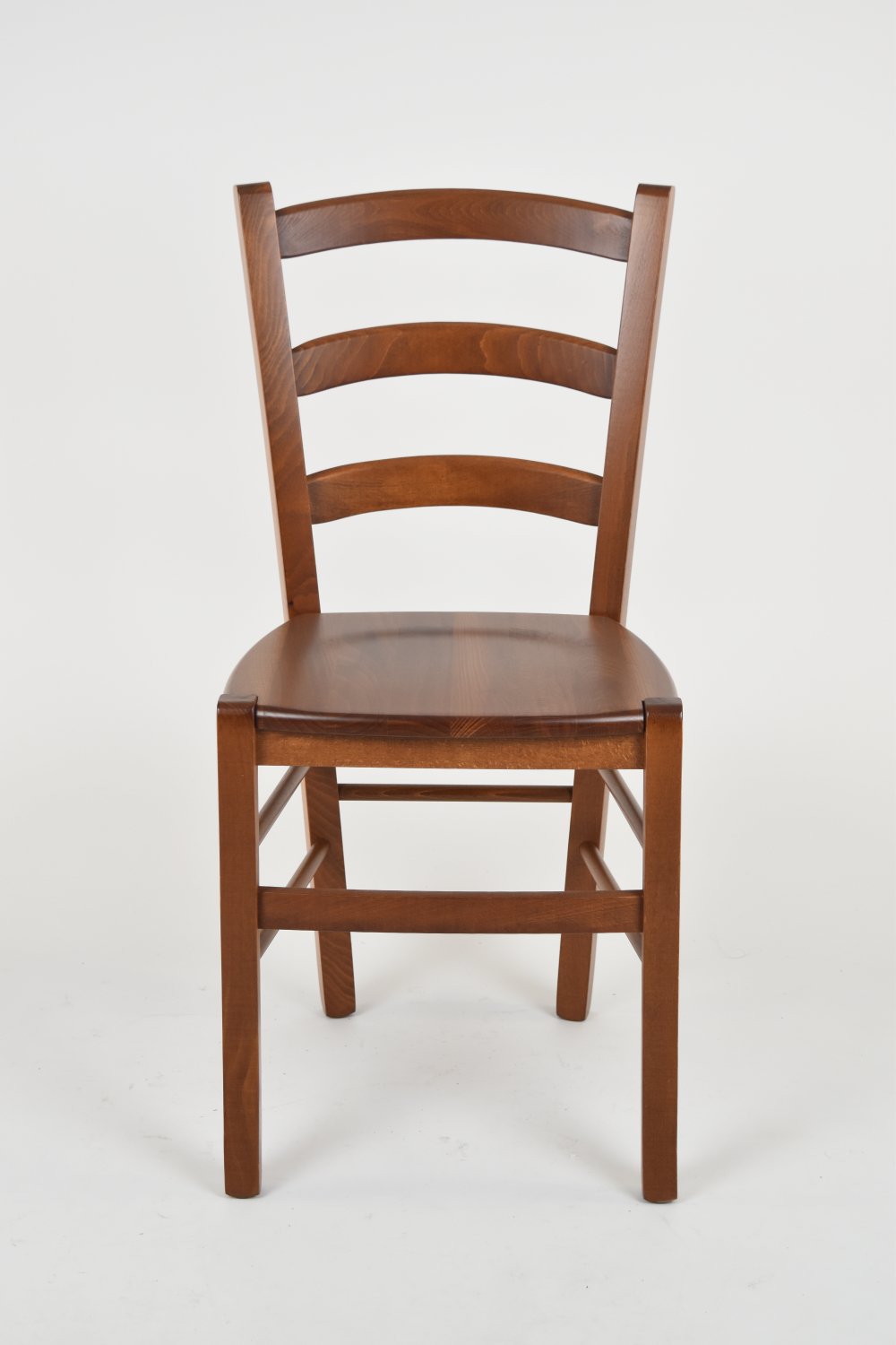 t m c s Tommychairs - Set 6 sillas Venice para Cocina y Comedor, Estructura en Madera de Haya Color Nuez Claro y Asiento en Madera