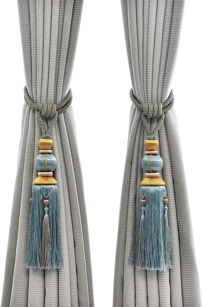 FMURY Curtain Tassel Hanging Tassel Strap Curtain Storage Accessories Hanging Ball
