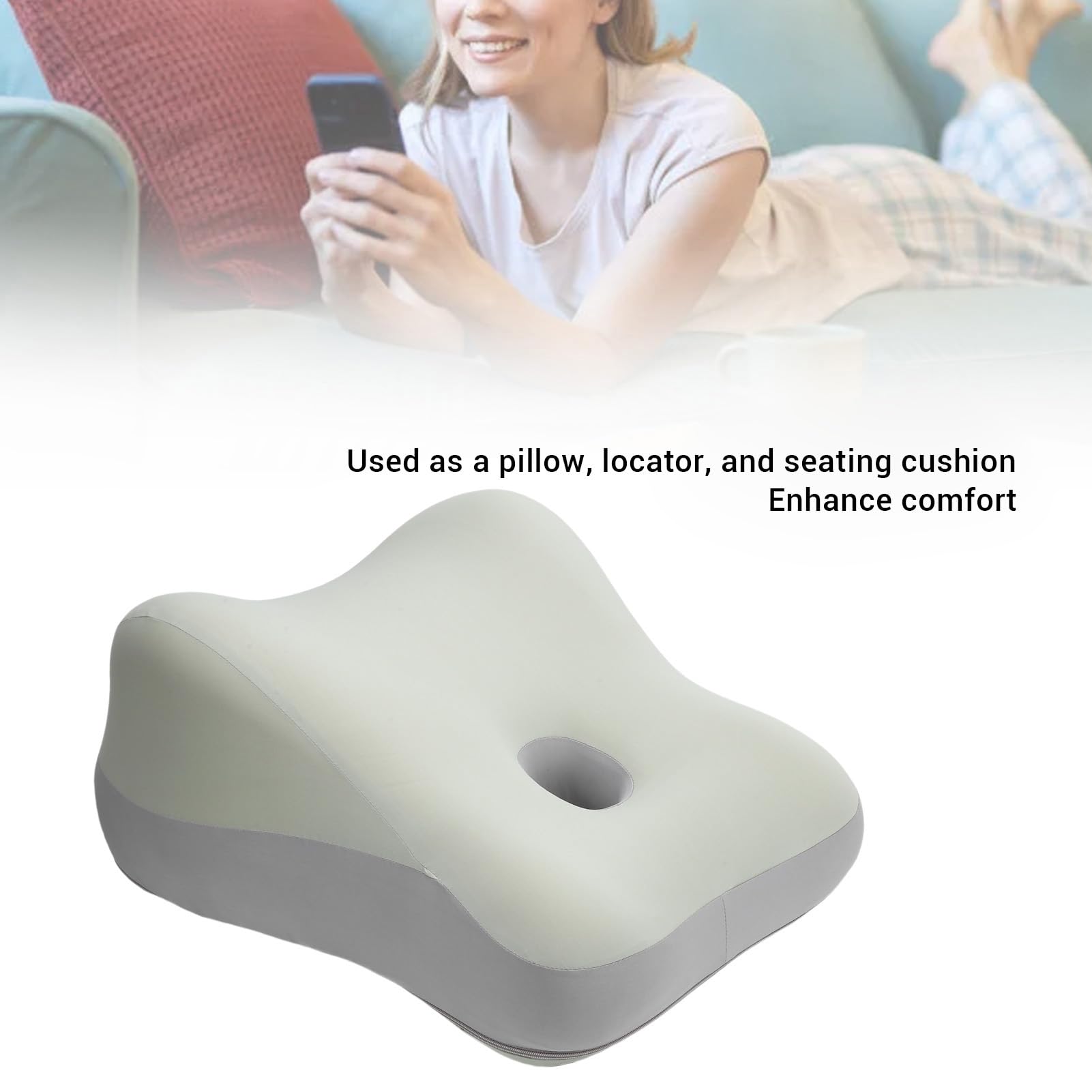 ZJchao Almohada de Algodón de Algodón de Cojín de Cojín para Que Duerme en Reposo en Las Piernas Elevadoras con Soporte para el Cuerpo Multi Posición de Uso (Green)