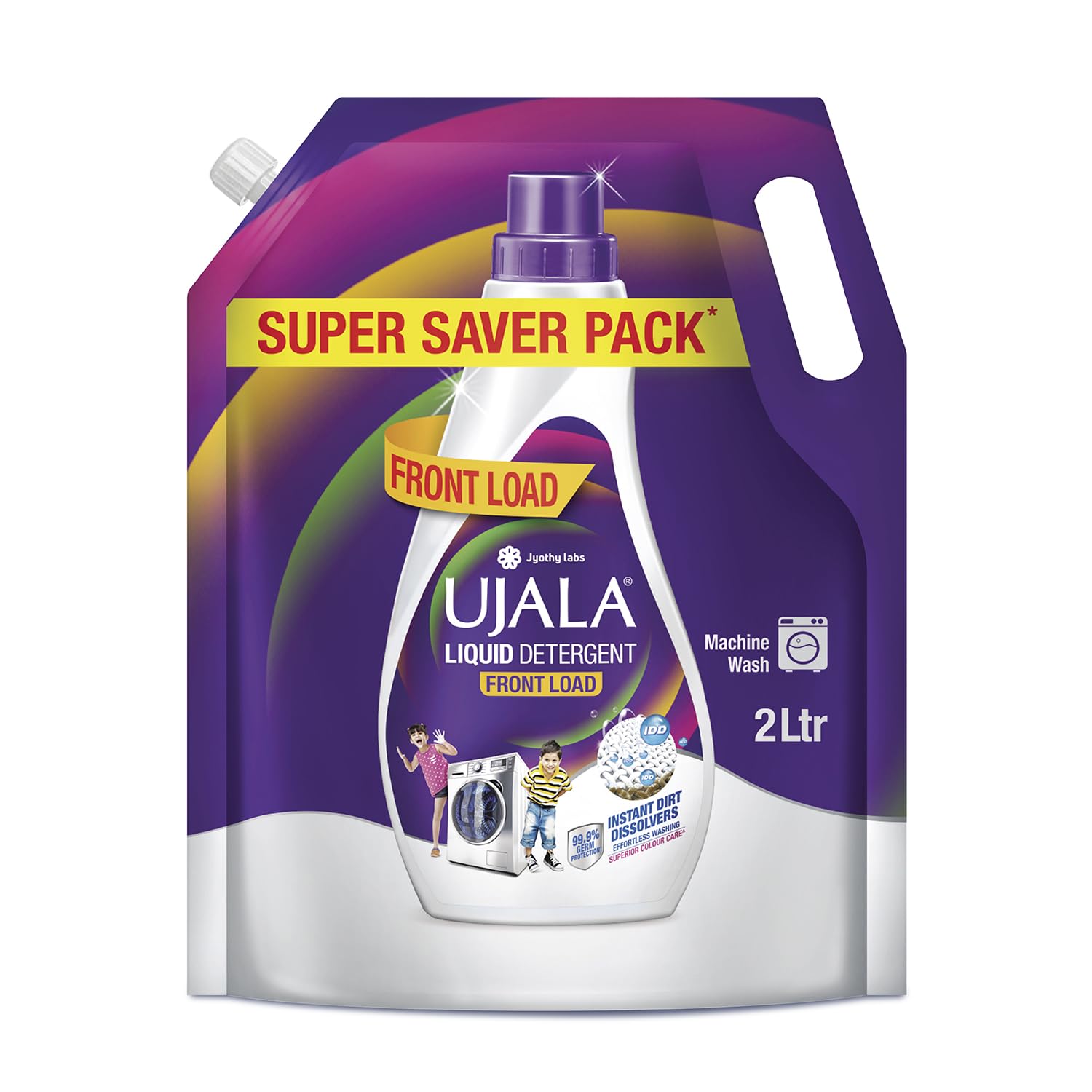 Ujala Front Load Liquid Detergent 2 Litre With Power of Instant Dirt