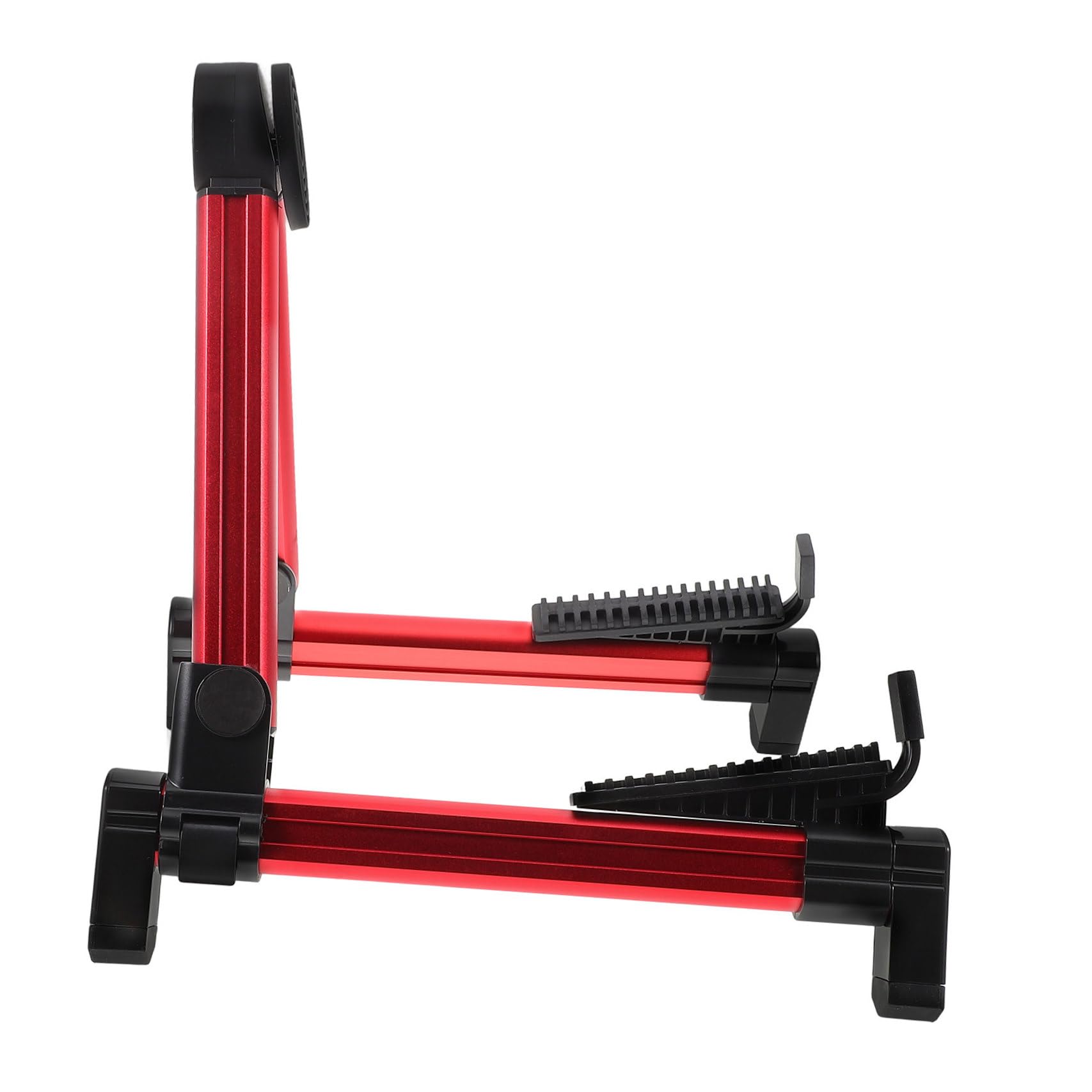 Support de guitare pliable portable rouge pour luth pipa zhongruan et rack de luth