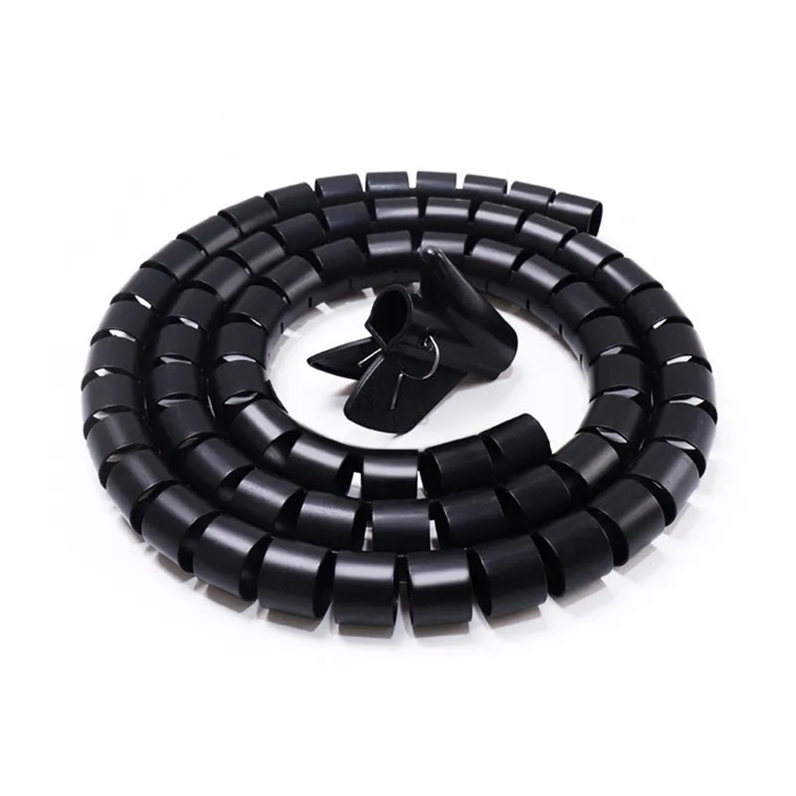 spiral protector 1 Meter Spiral Wrap Cover Tube Line Organizer Pipe Protection Winding Cable Wire Protector wraps cable(RED,10mm inside diameter)