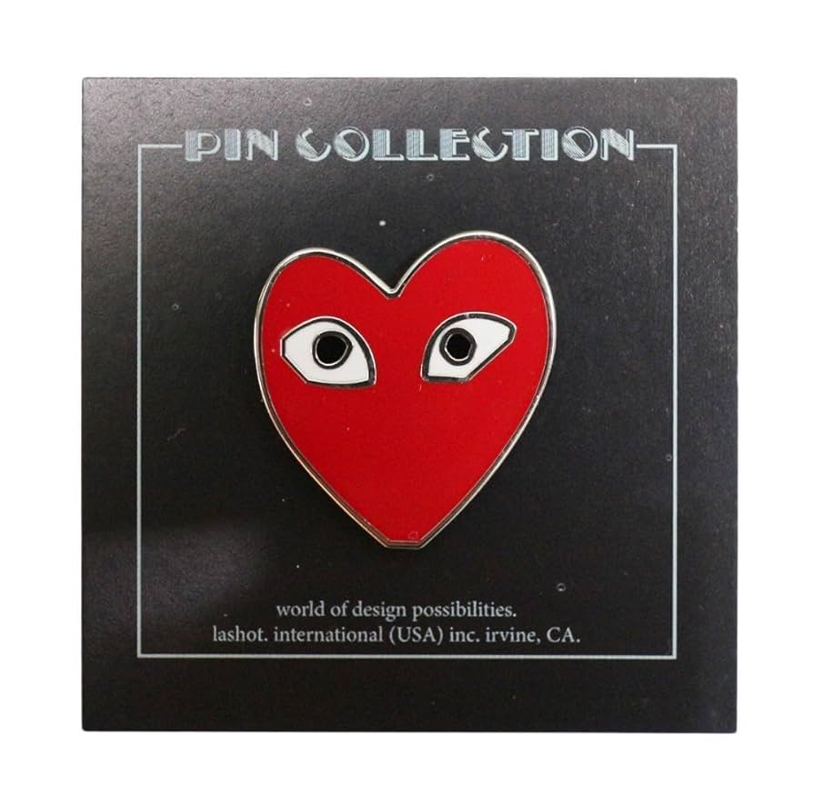 ピンズ・ピンバッジ・缶バッジ play Amazon | プレイ PLAY ハートアイ ピンズ ピンバッジ配送