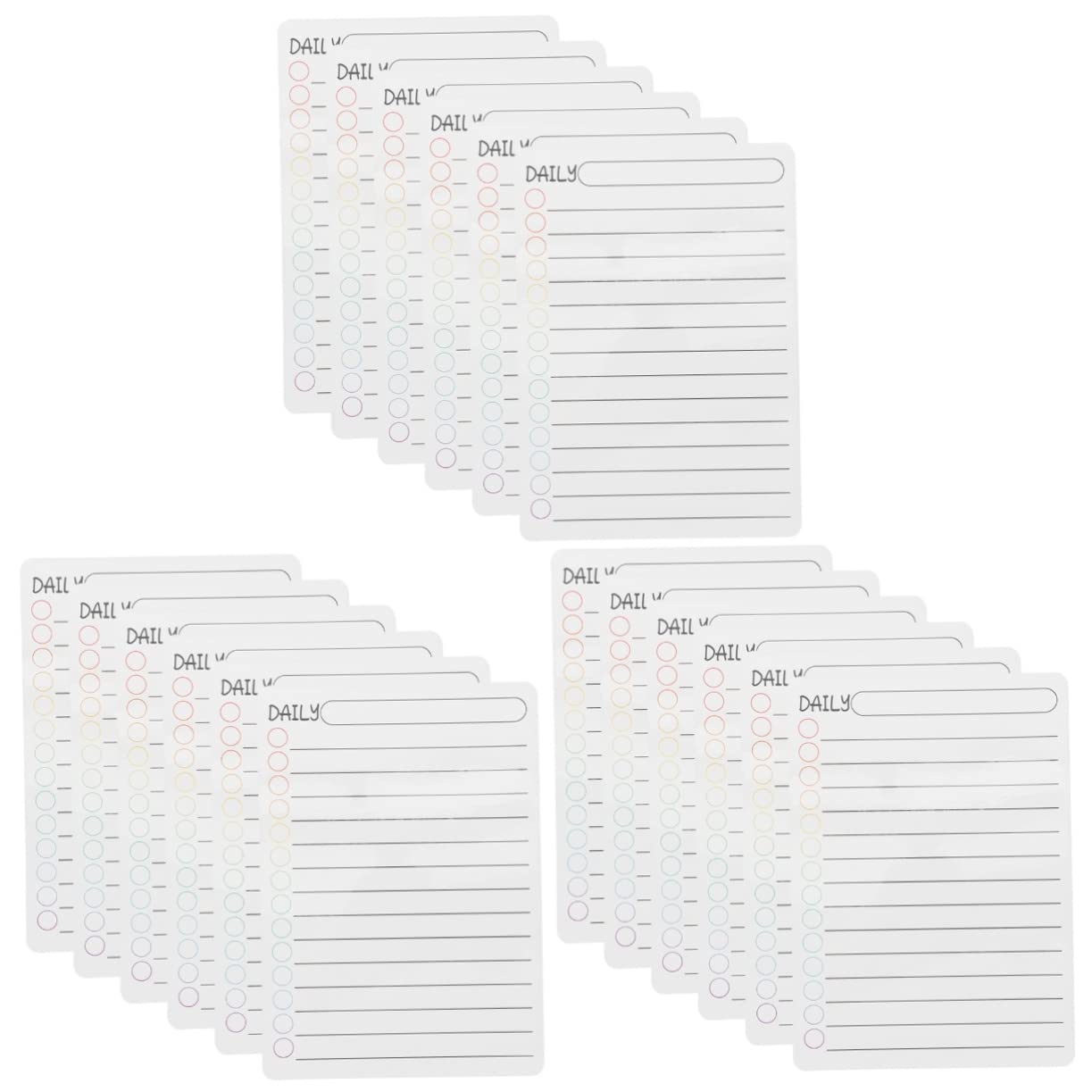 NUOBESTY 18stücke Teiliges Magnetisches Planungs Tägliche Aufgaben Abwischbare Magnettafel Für Kühlschrank Whiteboard Organisation Von Routinen Und Terminen