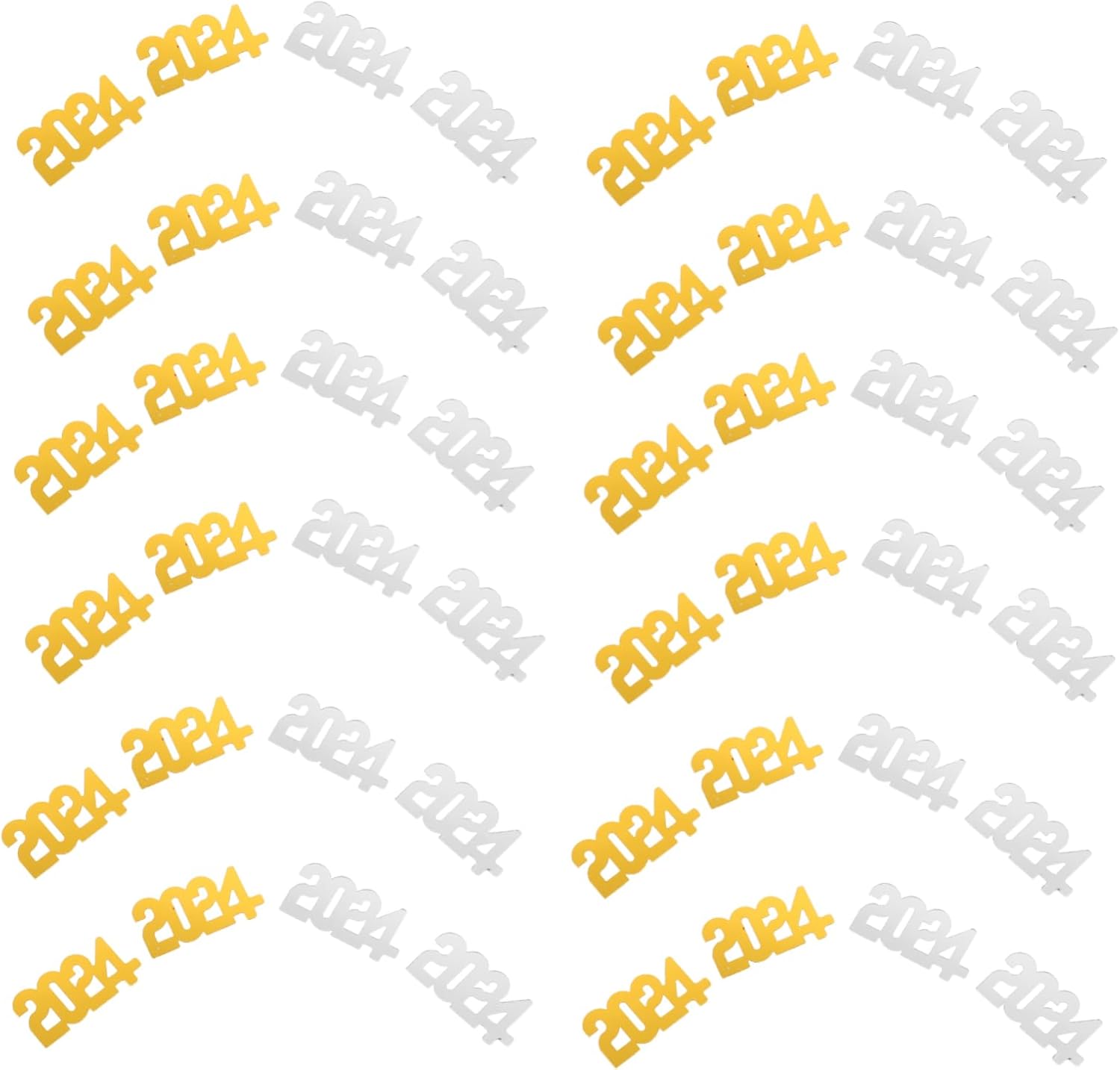 NUOBESTY 5pcs Year Party Confetti Decorations of Festival Table Scatters for Celebrations Each for Festive Events and Gatherings