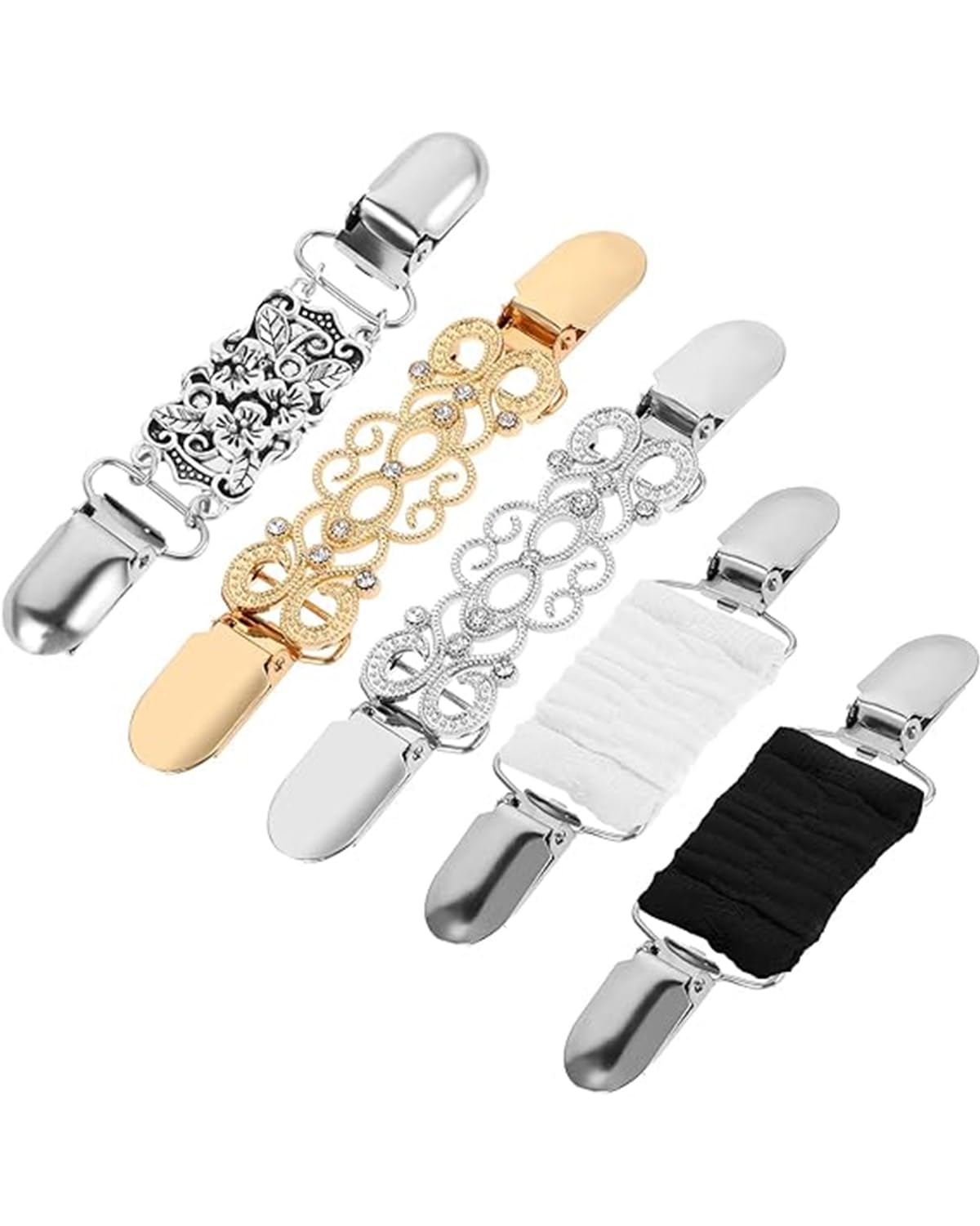 5PCS Cinch Clip, Wardrobe Essential for Women, Fashionable Clips to Secure Clothes, Prevent Wardrobe Malfunctions, Ideal for Shirts, Blouses and Pants, for Fashion Lovers-image-42